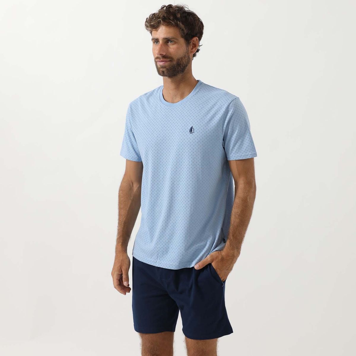 NEWPORT - Pijama Corto Hombre Newport 
