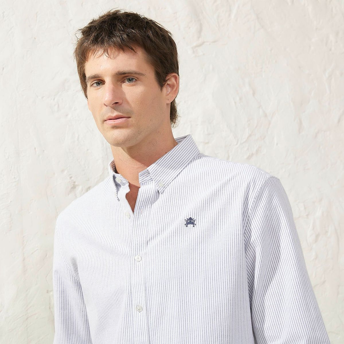 CASCAIS - Camisa Manga Larga 100% Algodón Hombre Cascais 