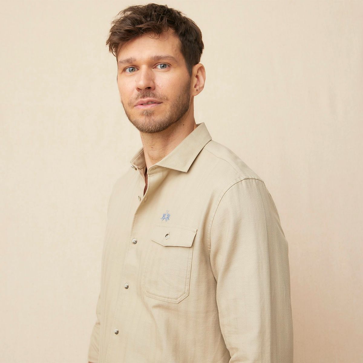 LA MARTINA - Camisa Manga Larga 100% Algodón Hombre La Martina 