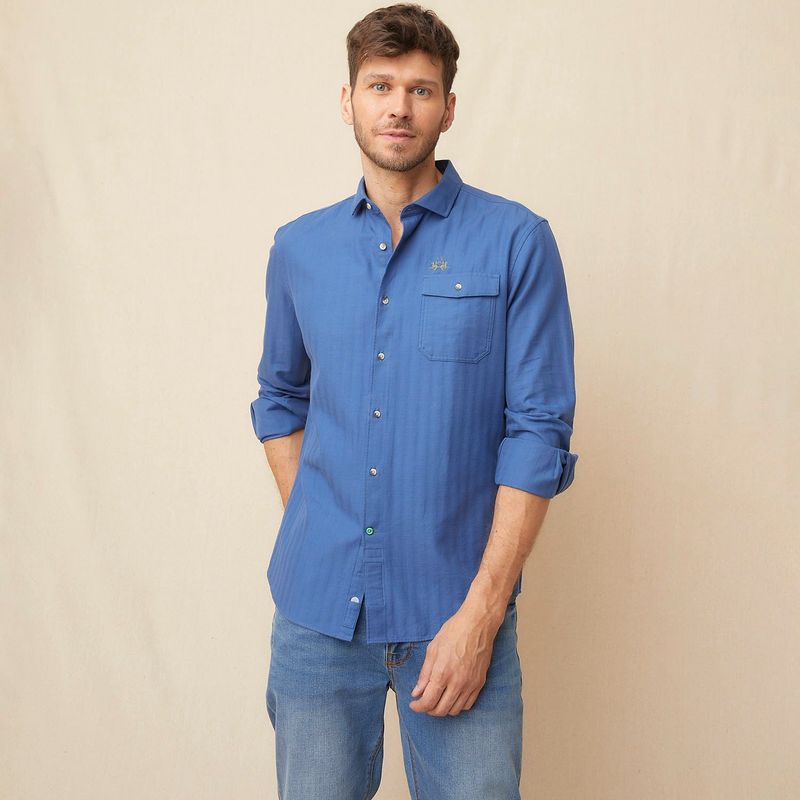 LA MARTINA - Camisa Manga Larga 100% Algodón Hombre La Martina 