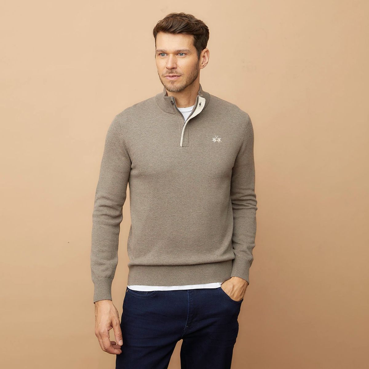 LA MARTINA - Chompa Sport Algodón Hombre La Martina