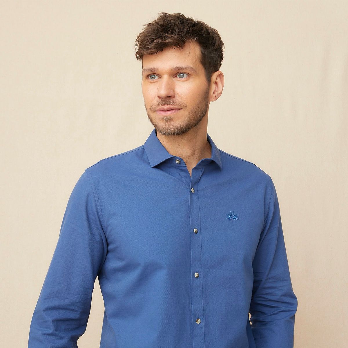 LA MARTINA - Camisa Manga Larga 100% Algodón Hombre La Martina 