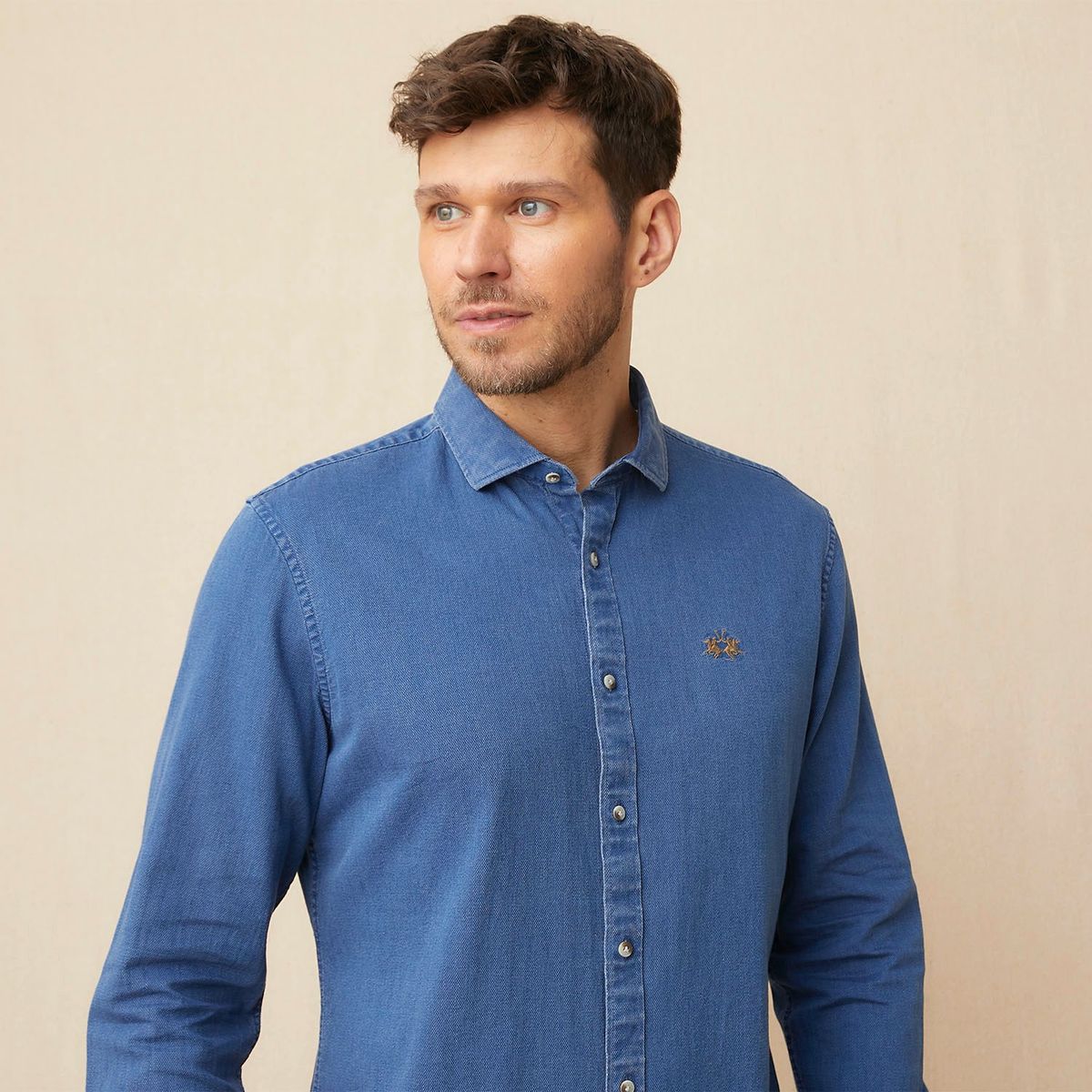 LA MARTINA - Camisa Manga Larga 100% Algodón Hombre La Martina 