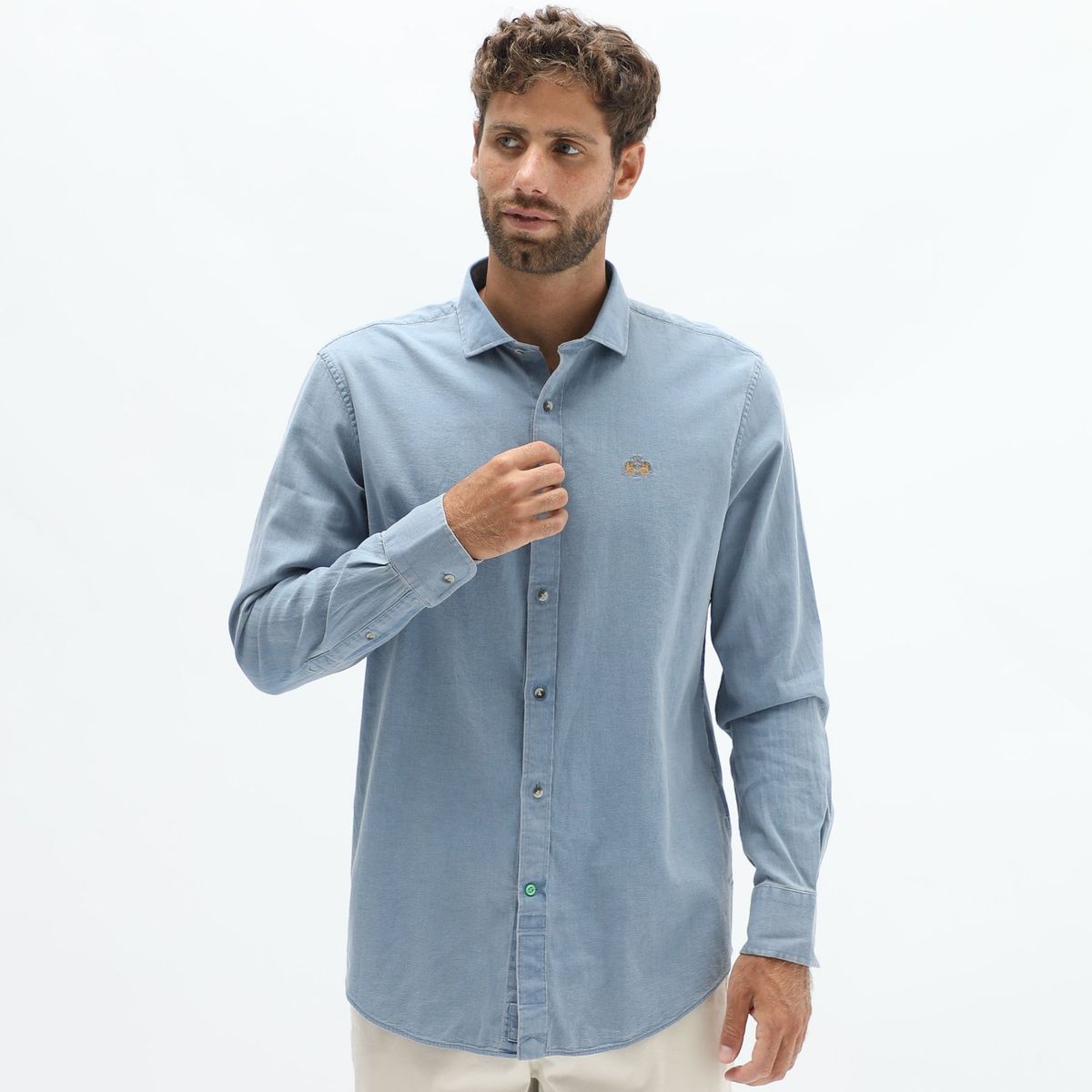 LA MARTINA - Camisa Manga Larga 100% Algodón Hombre La Martina 