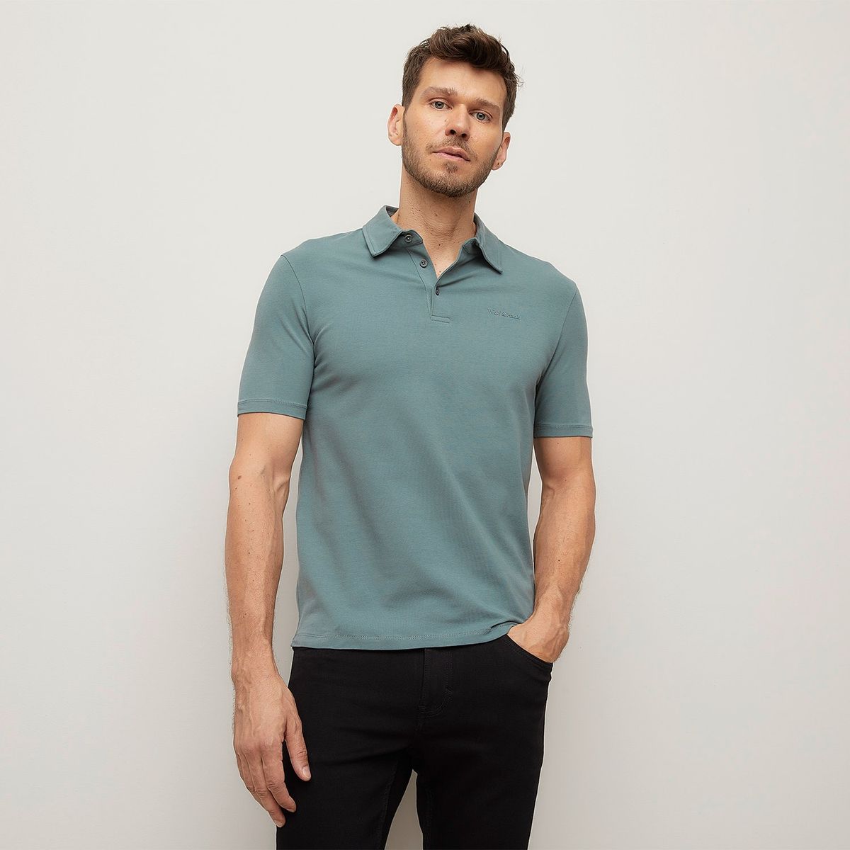 WOLF&HANK - Polo Piqué Algodón Manga Corta Wolf&Hank Hombre Casual