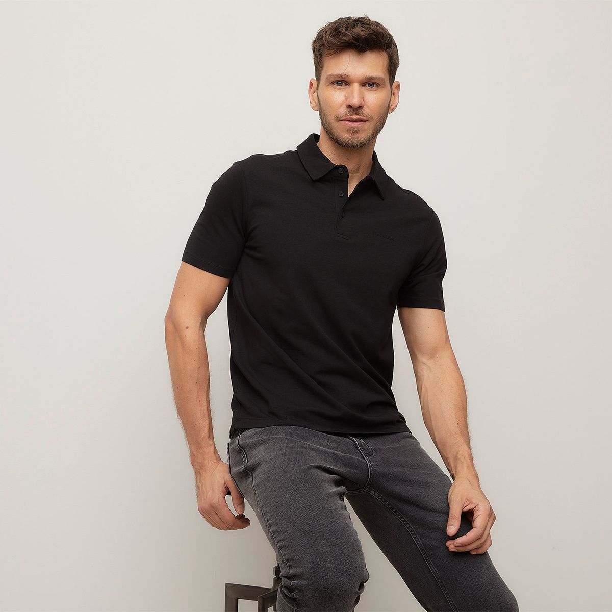 WOLF&HANK - Polo Piqué Algodón Manga Corta Wolf&Hank Hombre Casual