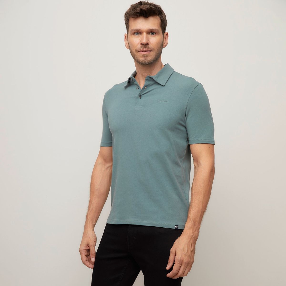 WOLF&HANK - Polo Piqué Algodón Manga Corta Wolf&Hank Hombre Casual