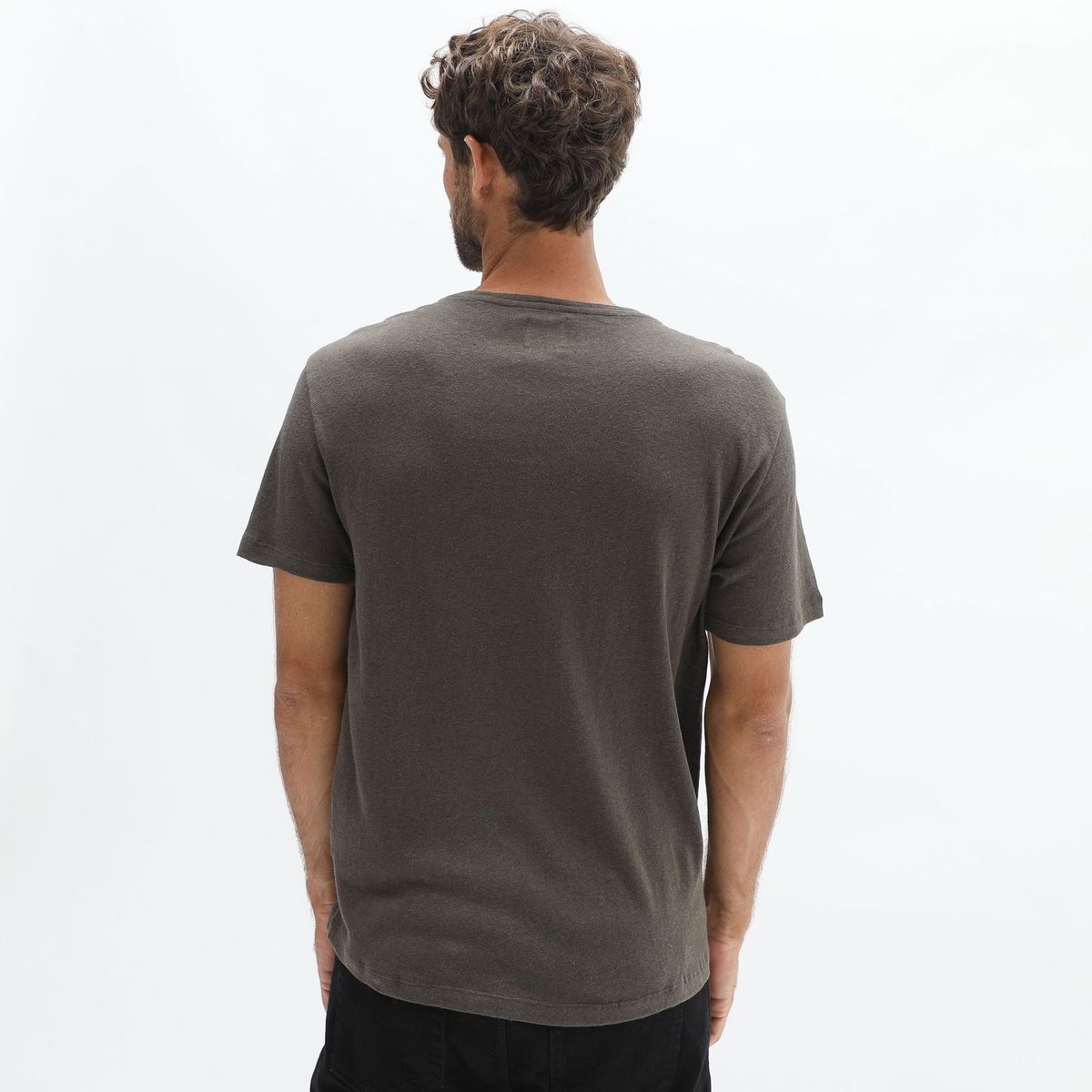 WOLF&HANK - Polo Manga Corta Algodón Lino Relaxed Fit Wolf&Hank Hombre