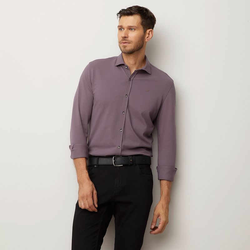 WOLF&HANK - Camisa 100% Algodón Hombre Wolf Hank