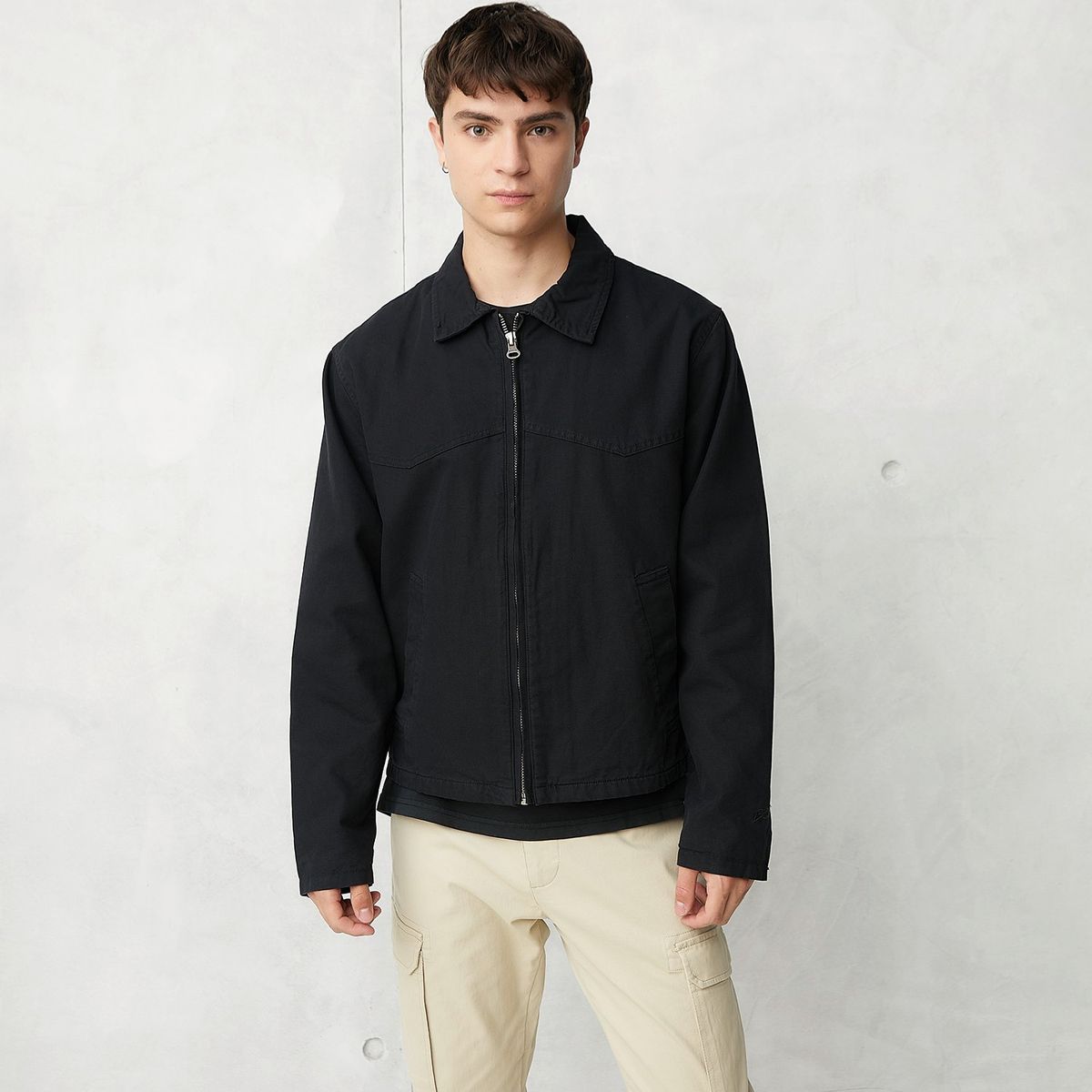 BEARCLIFF - Casaca Casual Algodón Bearcliff Manga Larga Hombre