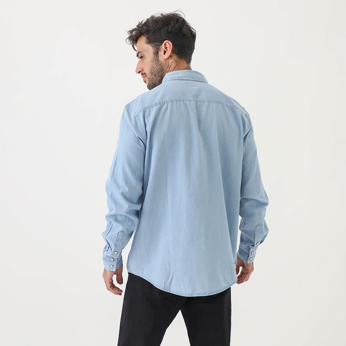 BEARCLIFF - Camisa Algodón Hombre Bearcliff