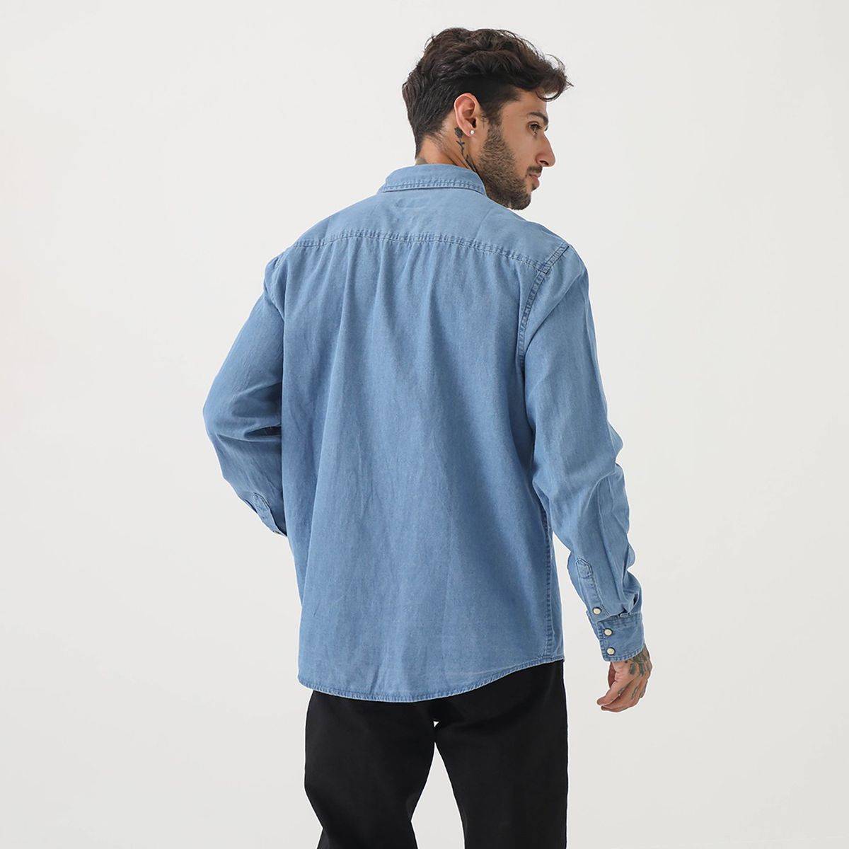 BEARCLIFF - Camisa Algodón Hombre Bearcliff