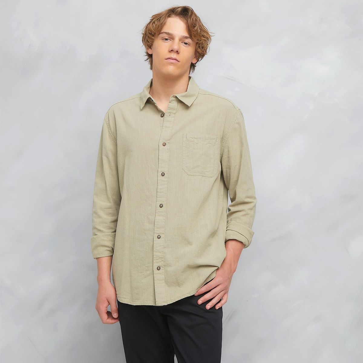 BEARCLIFF - Camisa Algodón Hombre Bearcliff