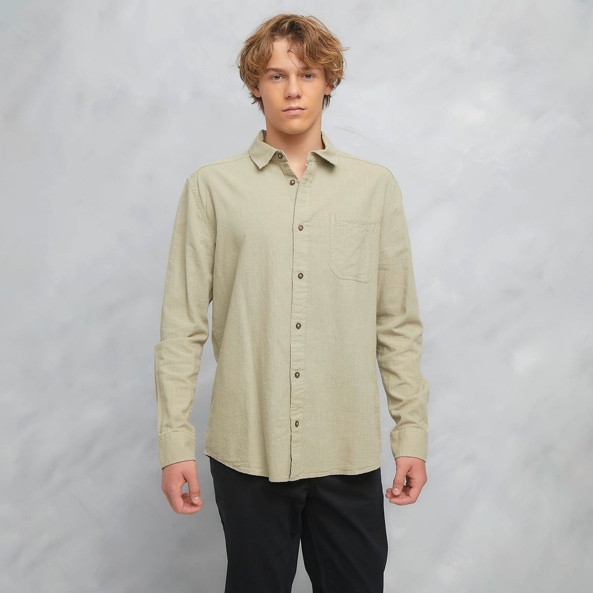 BEARCLIFF - Camisa Algodón Hombre Bearcliff
