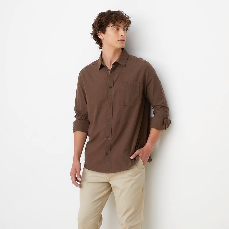 BEARCLIFF - Camisa Algodón Hombre Bearcliff