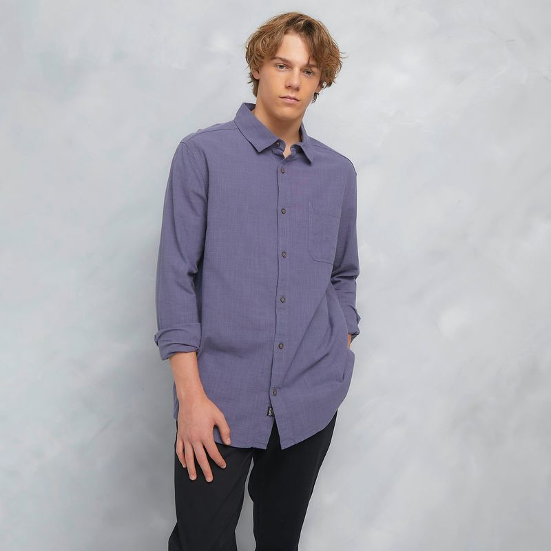 BEARCLIFF - Camisa Algodón Hombre Bearcliff