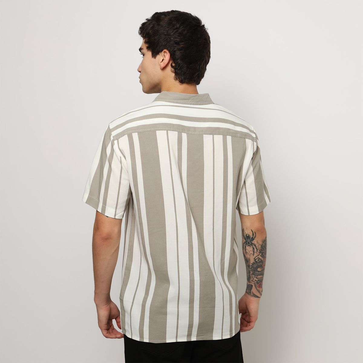 BEARCLIFF - Camisa Manga Corta Algodón Hombre Bearcliff