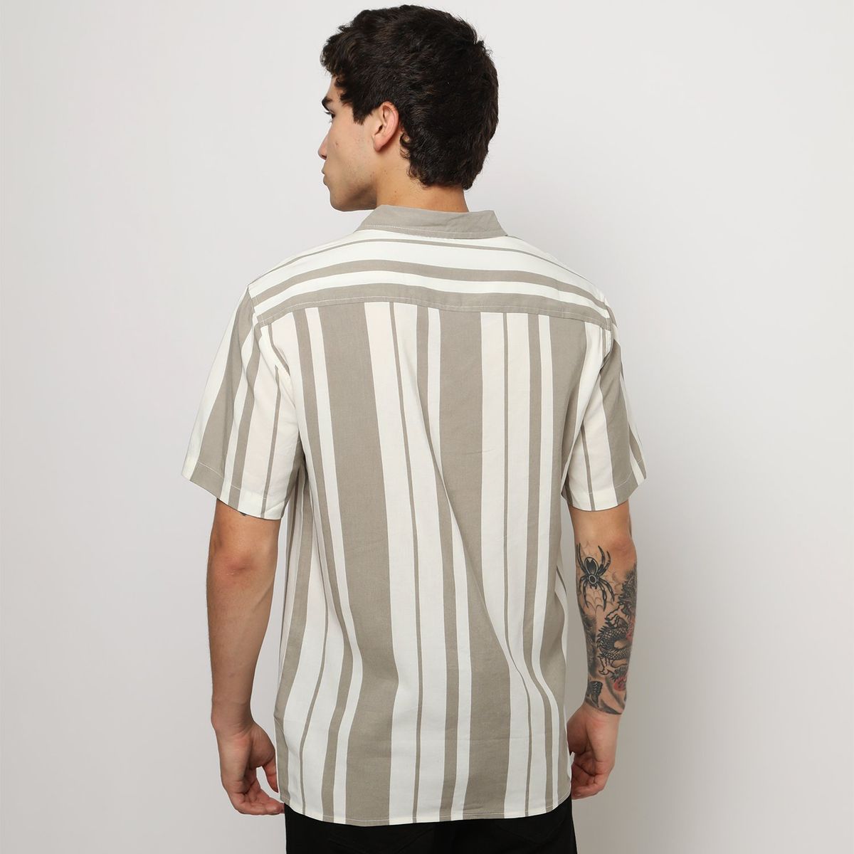 BEARCLIFF - Camisa Manga Corta Algodón Hombre Bearcliff