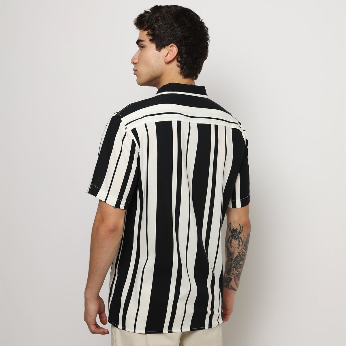 BEARCLIFF - Camisa Manga Corta Algodón Hombre Bearcliff