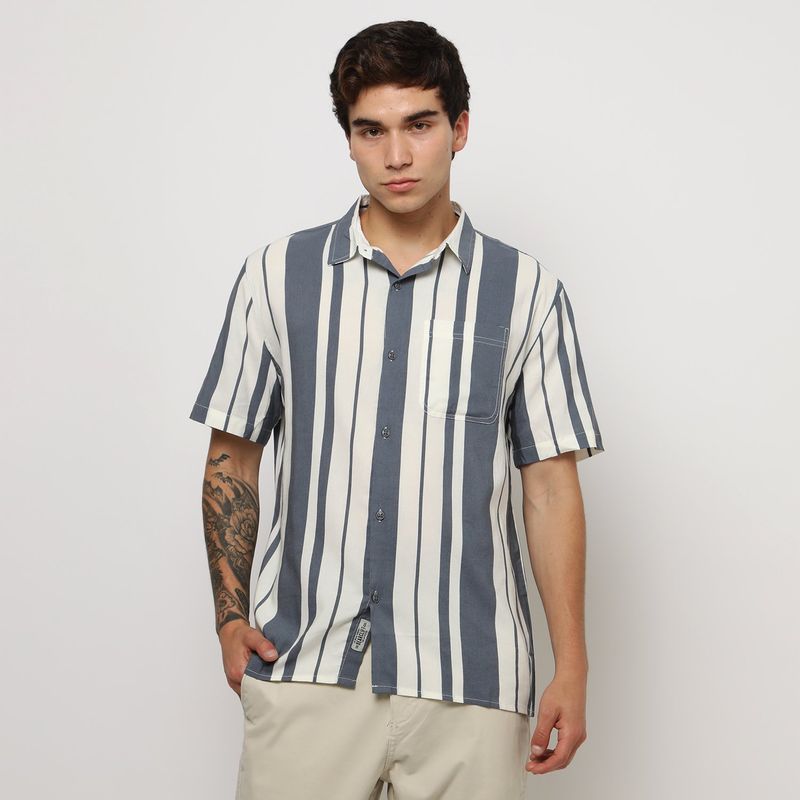 BEARCLIFF - Camisa Manga Corta Algodón Hombre Bearcliff