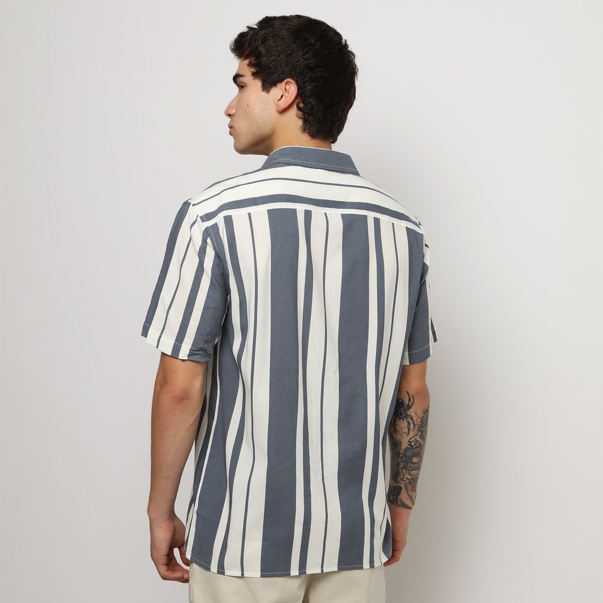 BEARCLIFF - Camisa Manga Corta Algodón Hombre Bearcliff