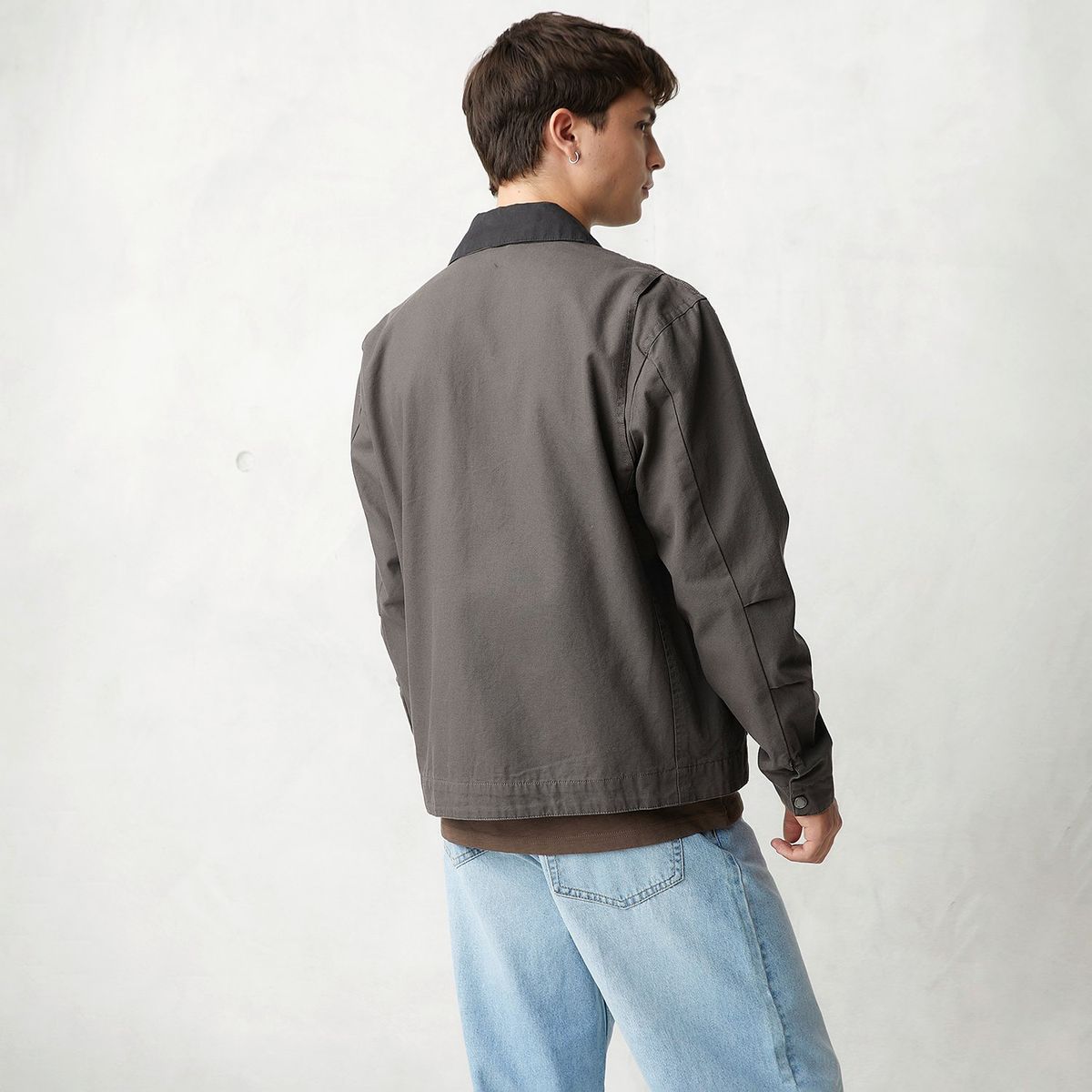 BEARCLIFF - Casaca Casual Algodón Bearcliff Manga Larga Hombre