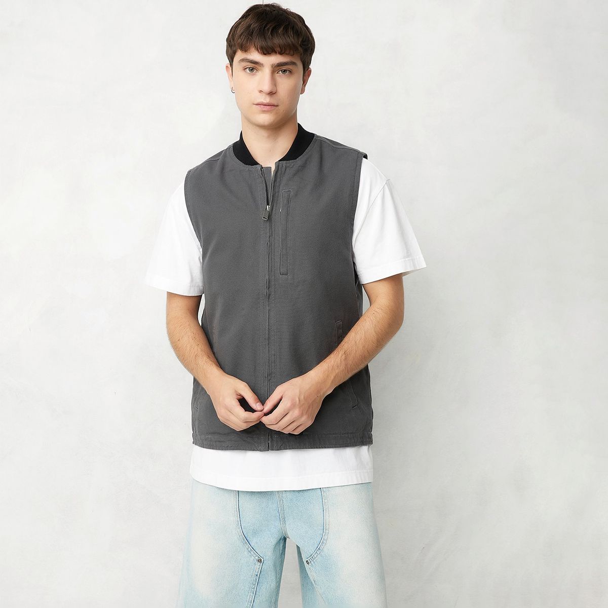 BEARCLIFF - Chaleco 100% Algodón Hombre Bearcliff