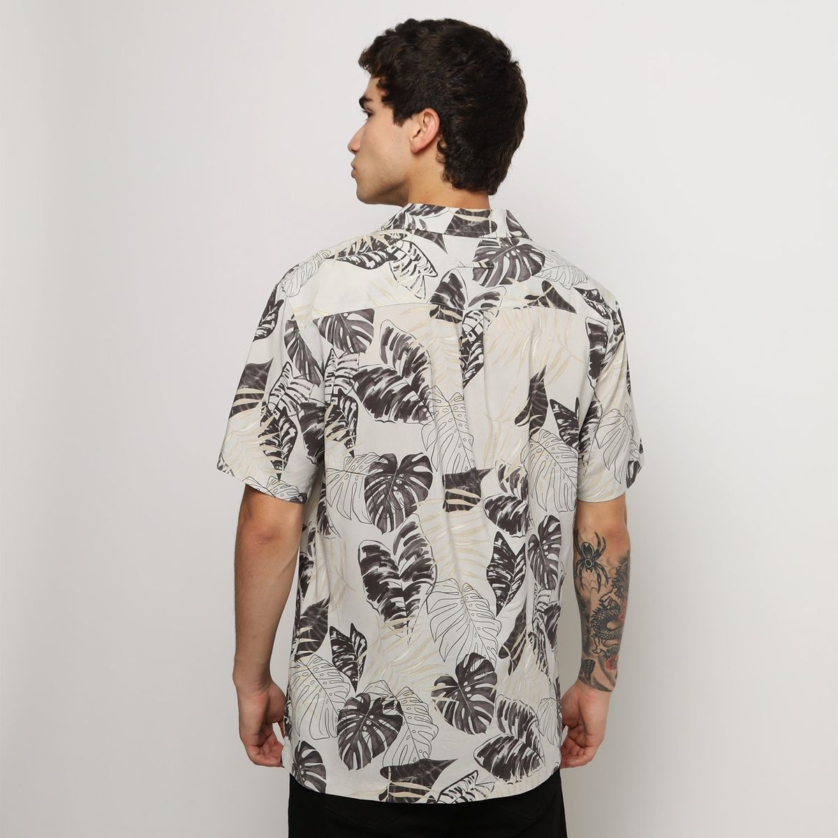 BEARCLIFF - Camisa Manga Corta Algodón Hombre Bearcliff