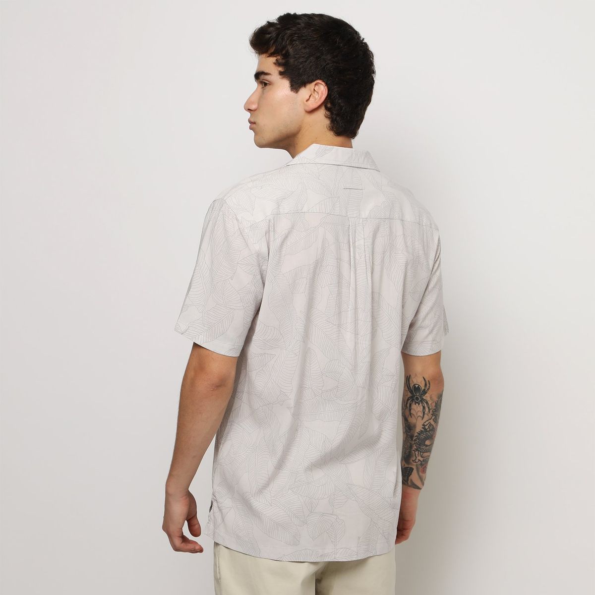 BEARCLIFF - Camisa Manga Corta Algodón Hombre Bearcliff