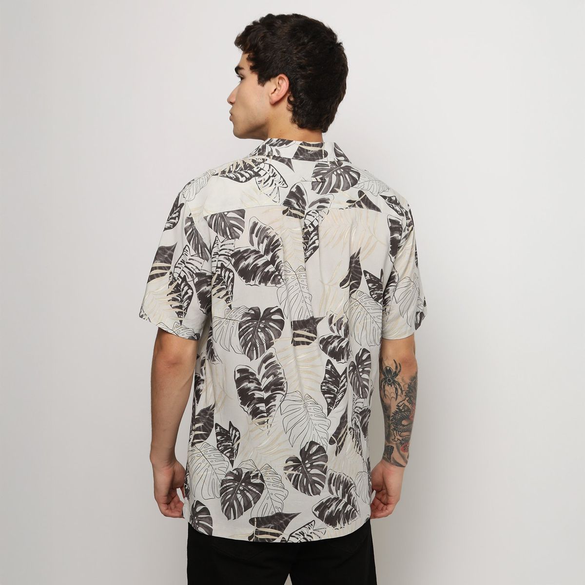 BEARCLIFF - Camisa Manga Corta Algodón Hombre Bearcliff