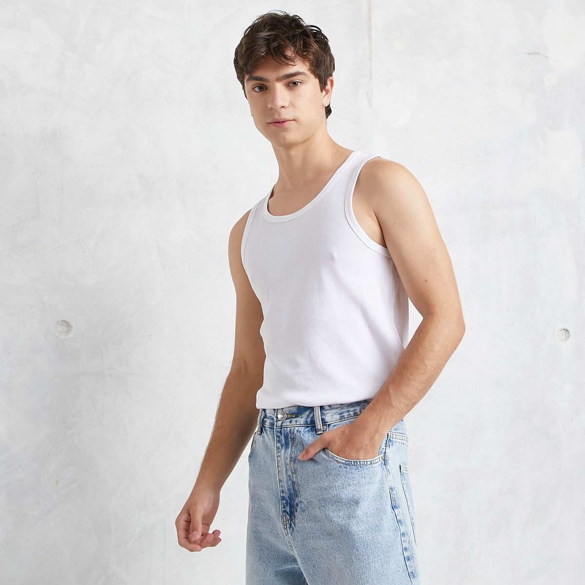 BEARCLIFF - Polo Sin Mangas Algodón Casual Hombre Bearcliff