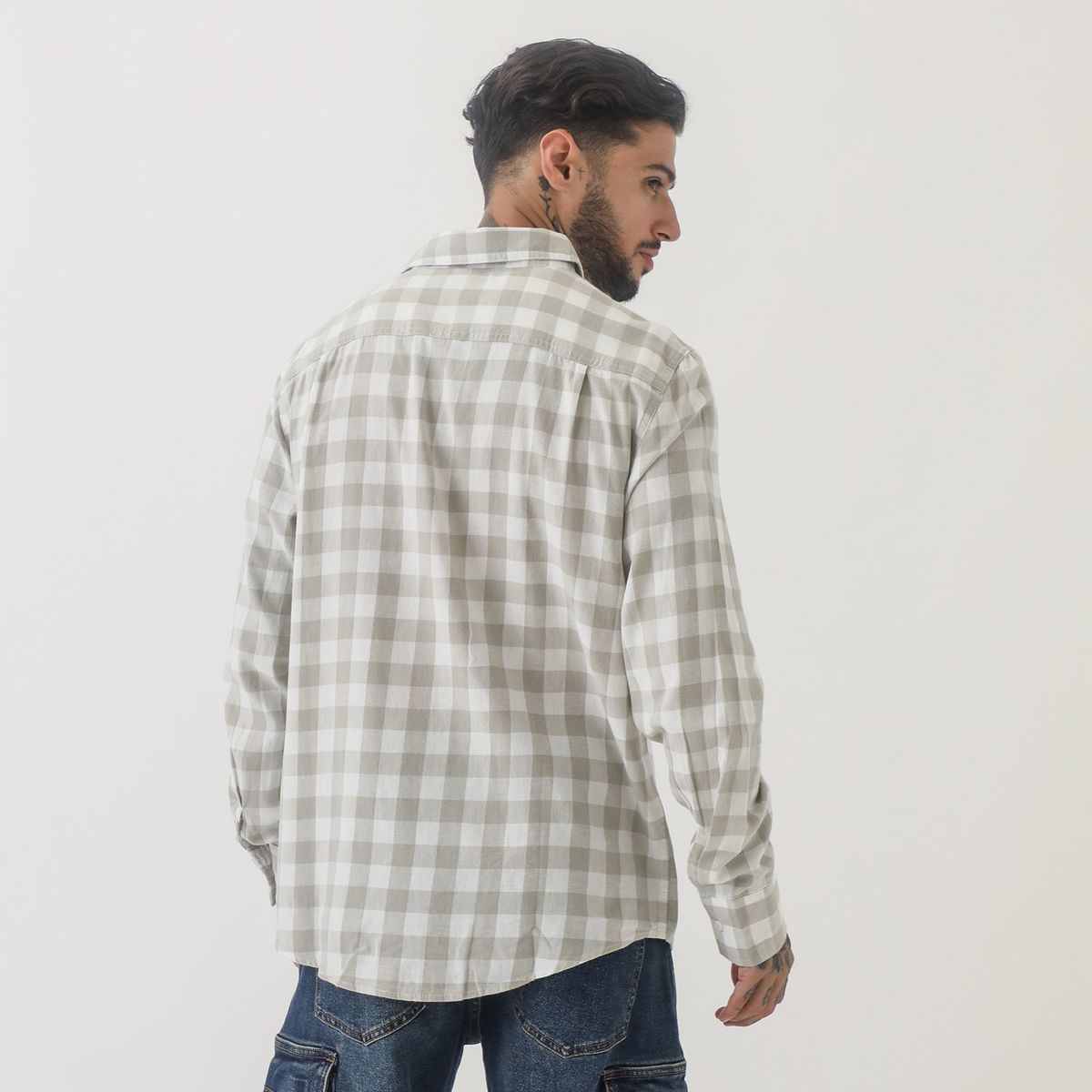 BEARCLIFF - Camisa Algodón Hombre Bearcliff