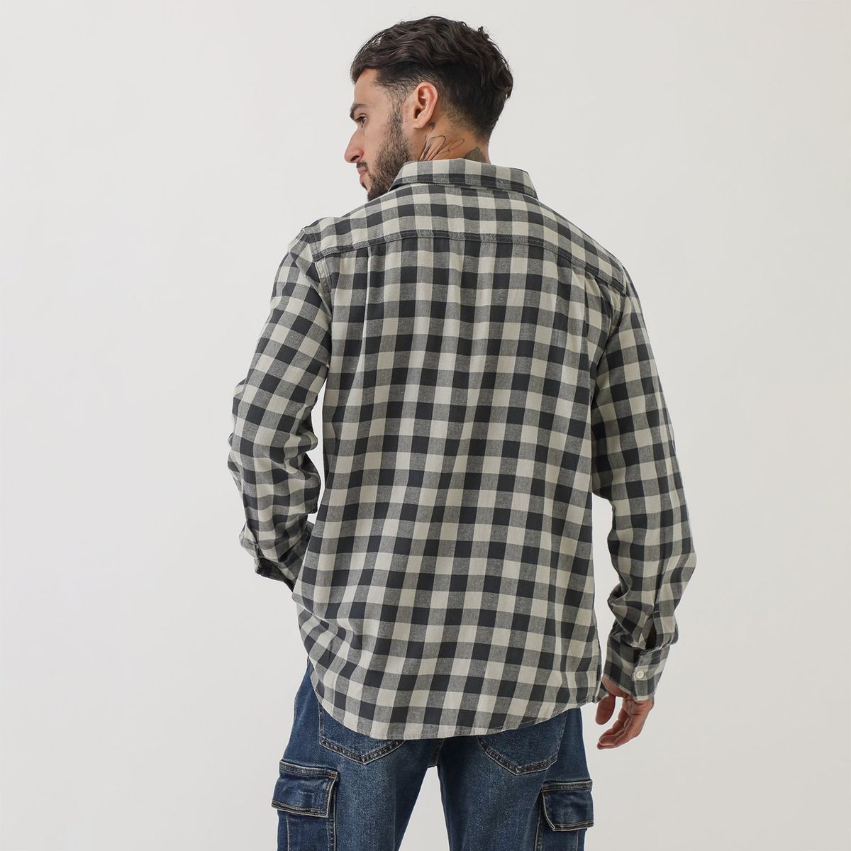 BEARCLIFF - Camisa Algodón Hombre Bearcliff