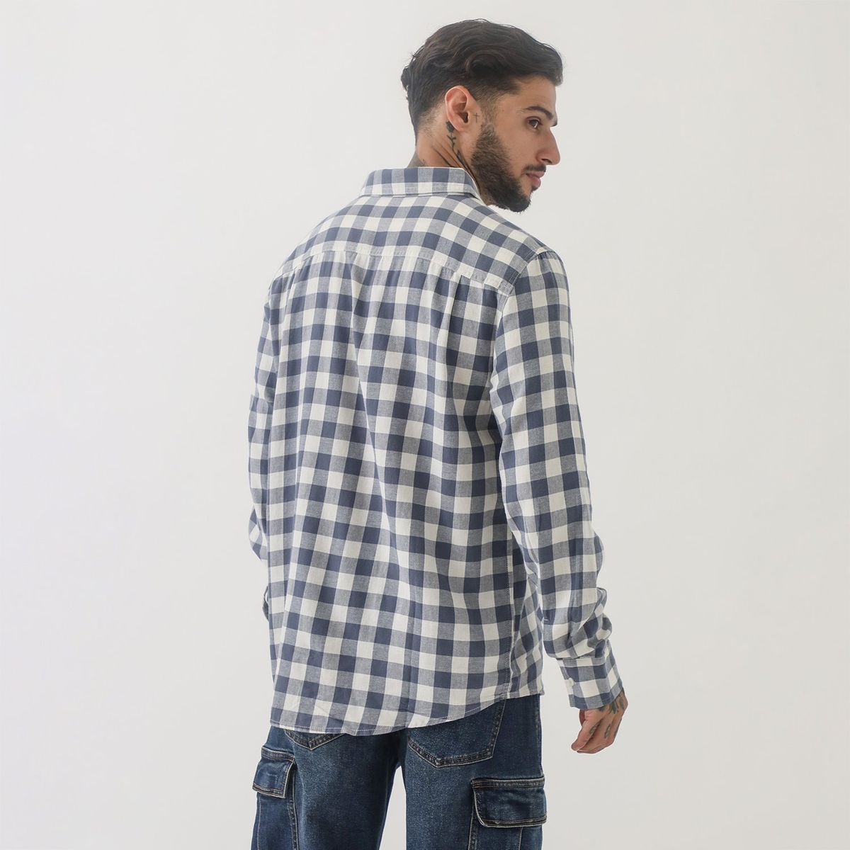 BEARCLIFF - Camisa Algodón Hombre Bearcliff
