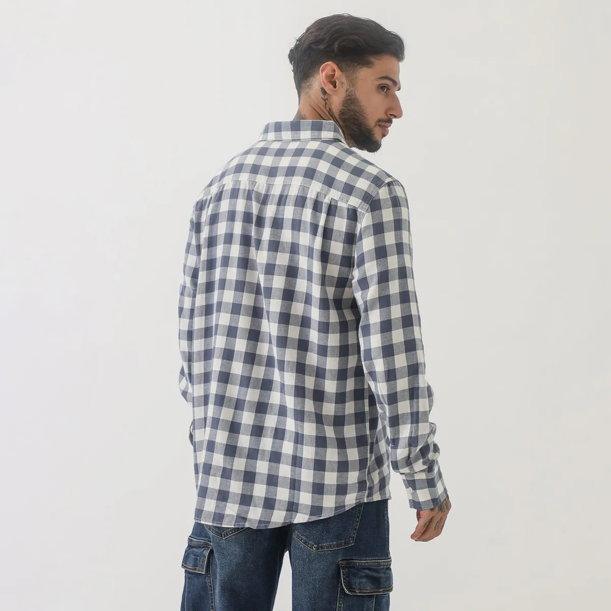 BEARCLIFF - Camisa Algodón Hombre Bearcliff