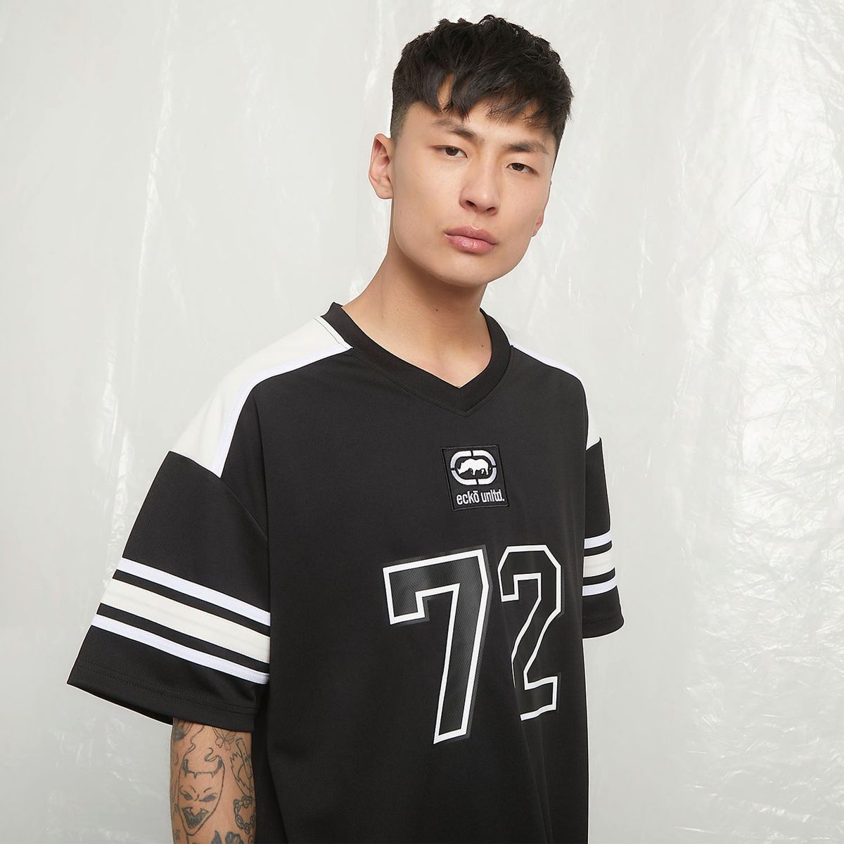 ECKO - Polo Manga Corta Oversize Hombre Ecko