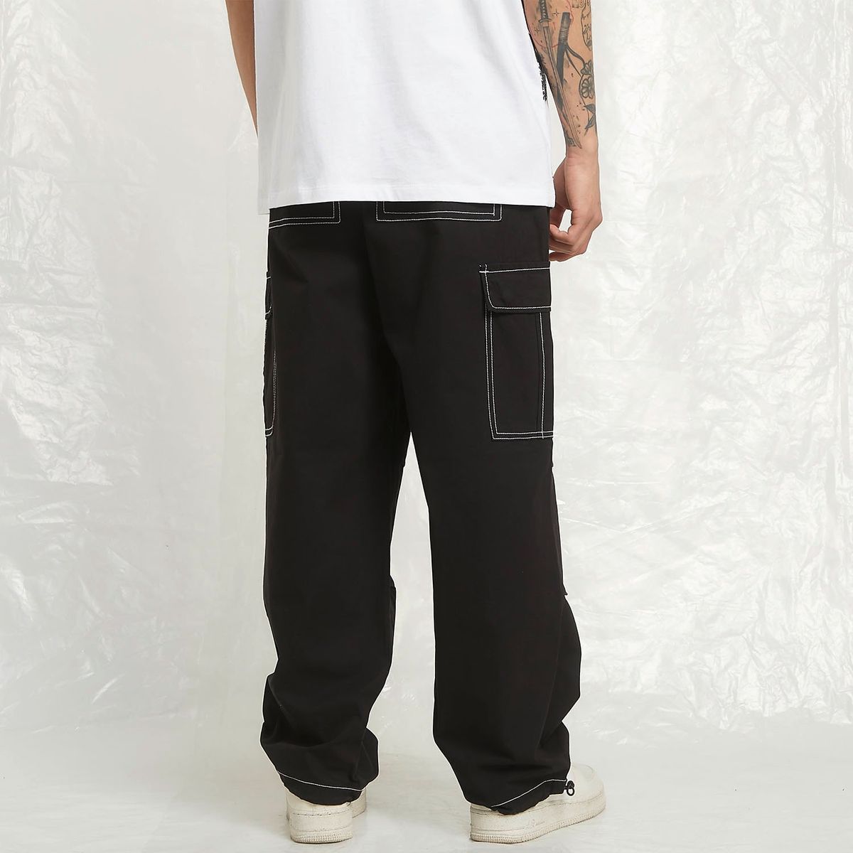 ECKO - Pantalón Cargo 100% Algodón Hombre Ecko