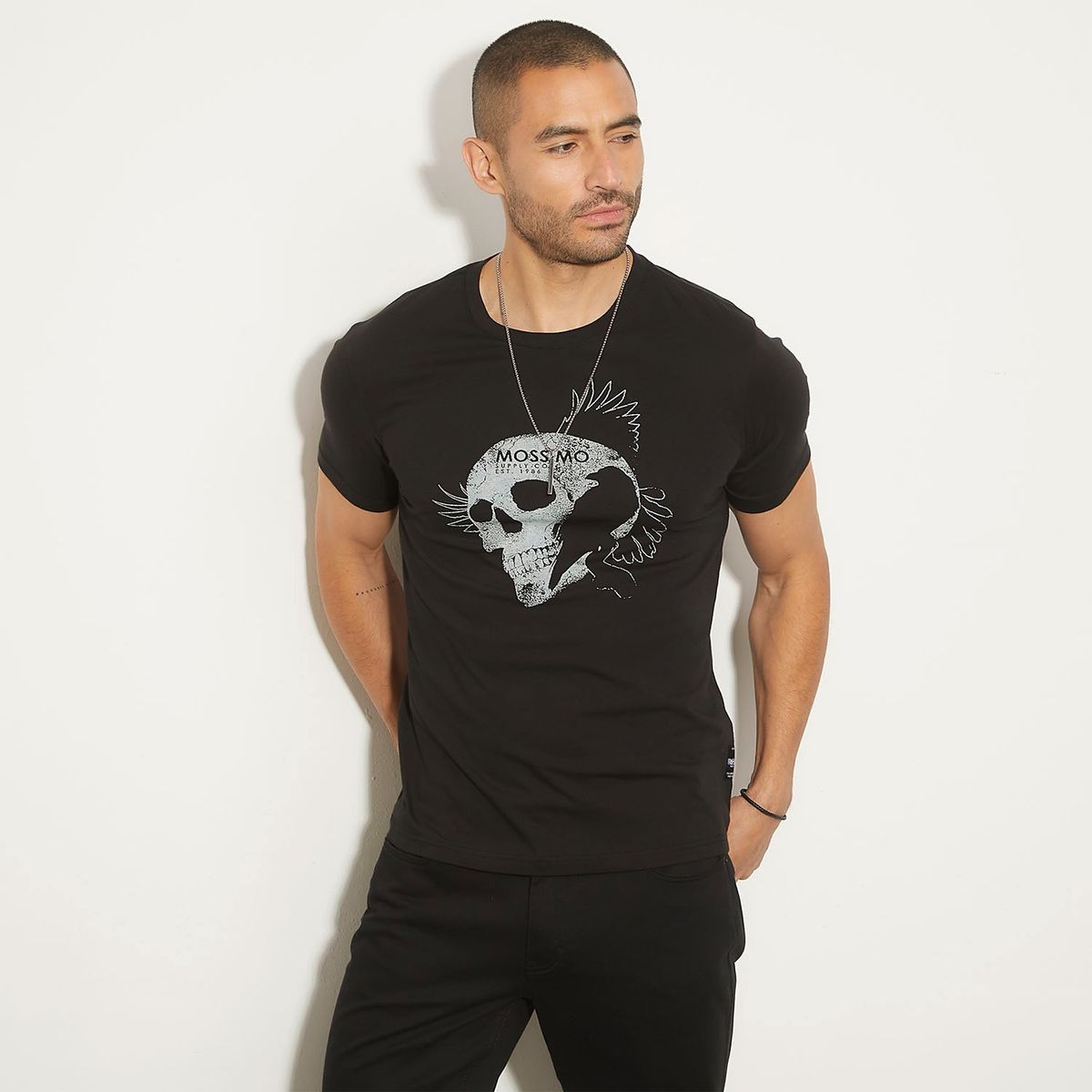 MOSSIMO - Polo Manga Corta 100% Algodón Hombre Mossimo