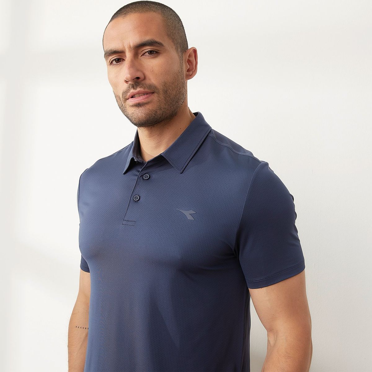 DIADORA - Polo Deportivo Manga Corta Hombre Diadora