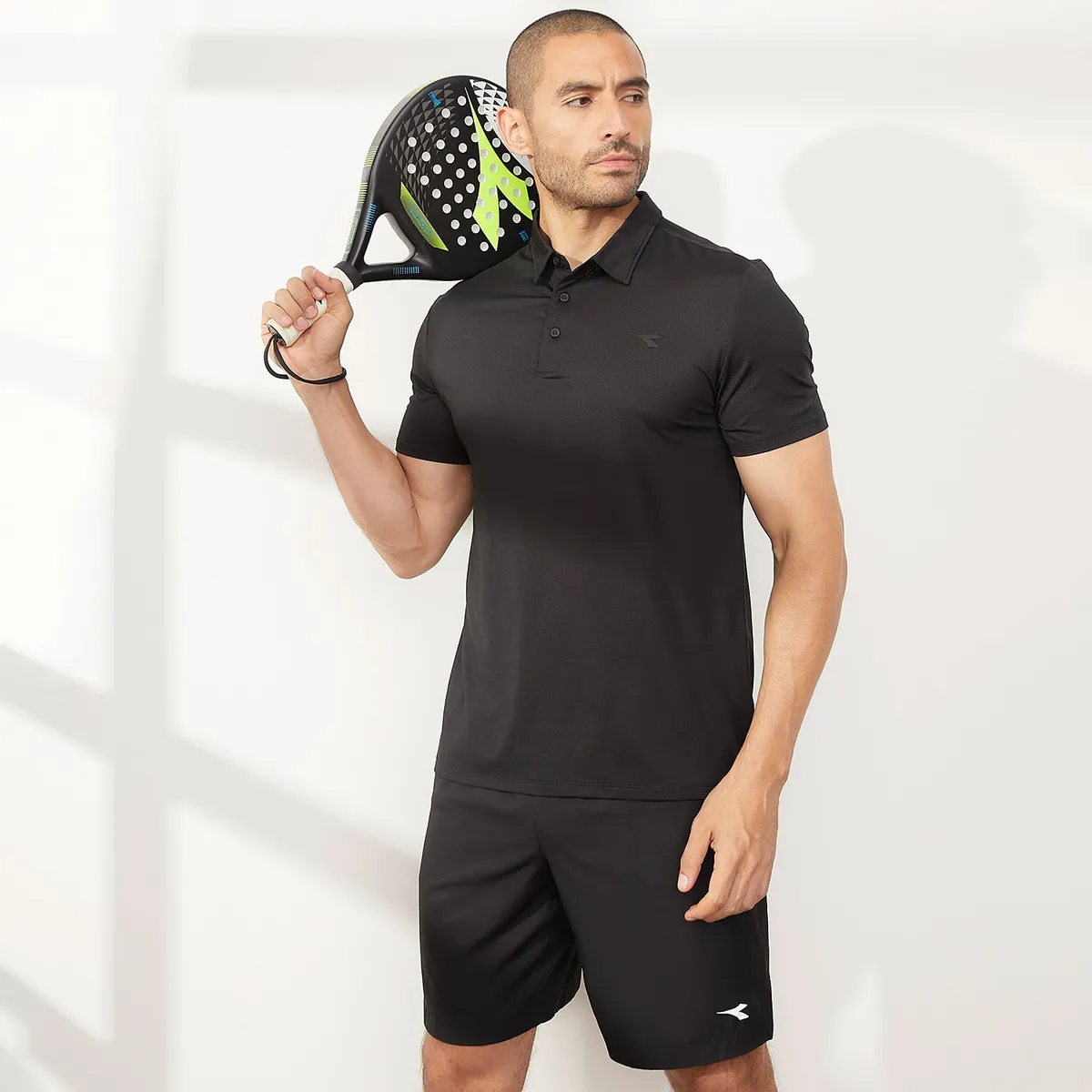 DIADORA - Polo Deportivo Manga Corta Hombre Diadora