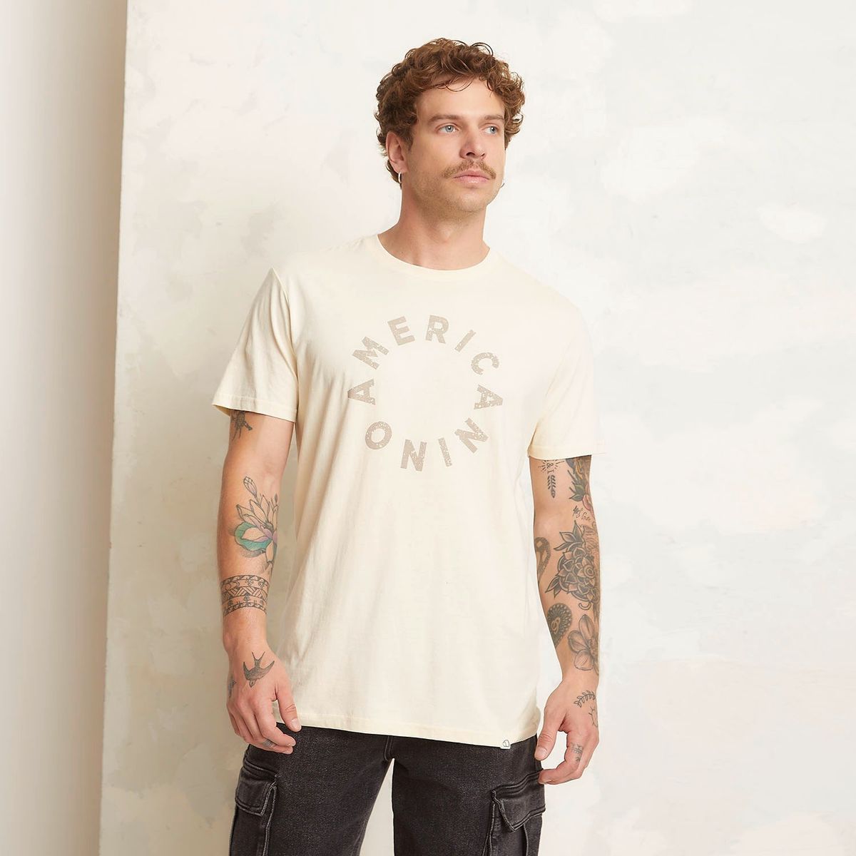 DENIMLAB - Polo Denimlab Estampada Manga Corta Algodón Hombre