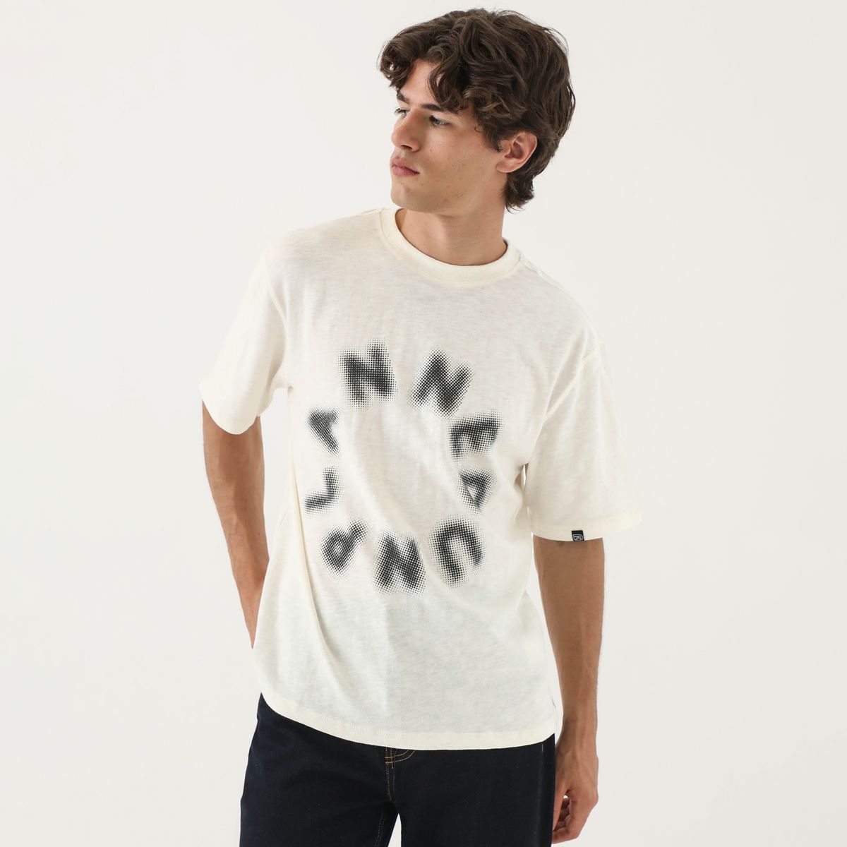 DENIMLAB - Polo Denimlab Estampada Manga Corta Hombre Algodón