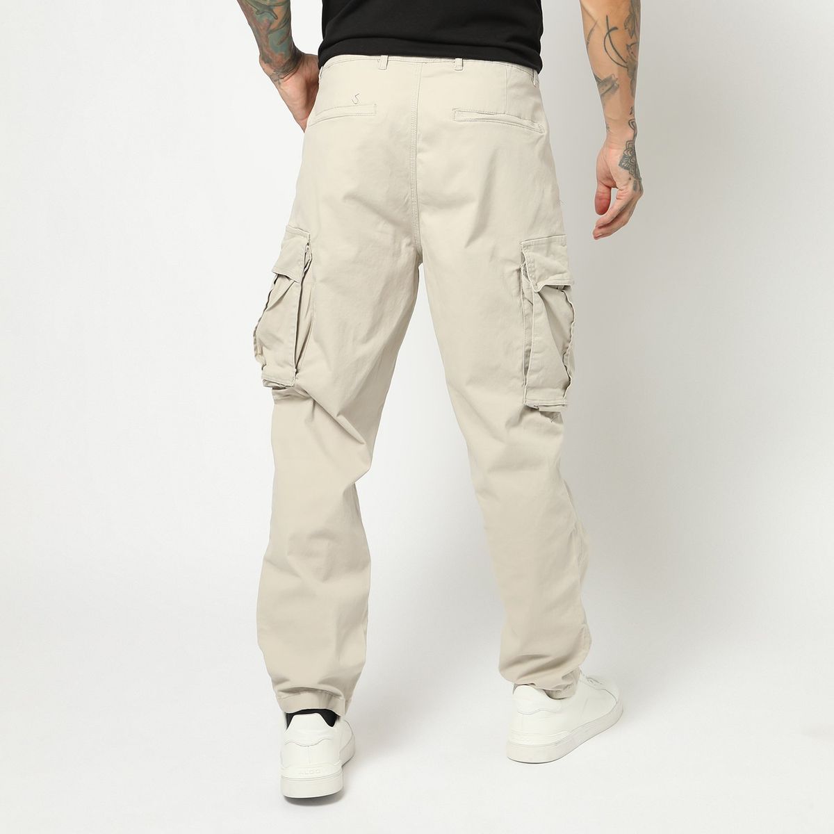 DENIMLAB - Pantalón Cargo Algodón Hombre Denimlab