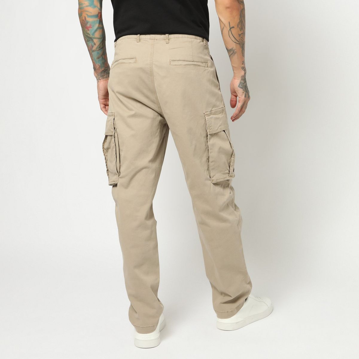 DENIMLAB - Pantalón Cargo Algodón Hombre Denimlab