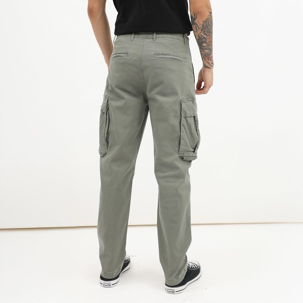 DENIMLAB - Pantalón Cargo Algodón Hombre Denimlab