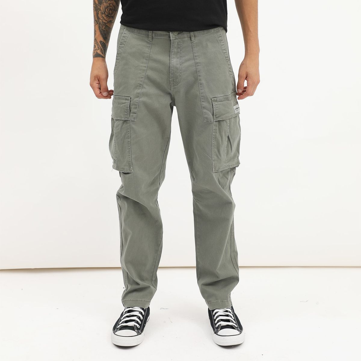 DENIMLAB - Pantalón Cargo Algodón Hombre Denimlab