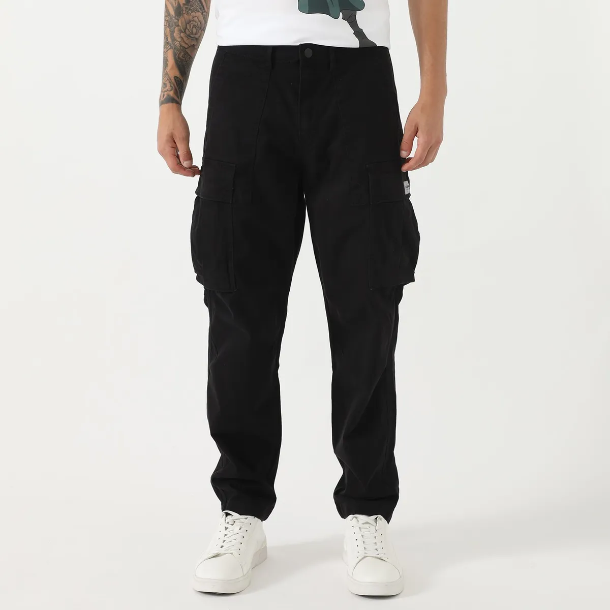 DENIMLAB - Pantalón Cargo Algodón Hombre Denimlab