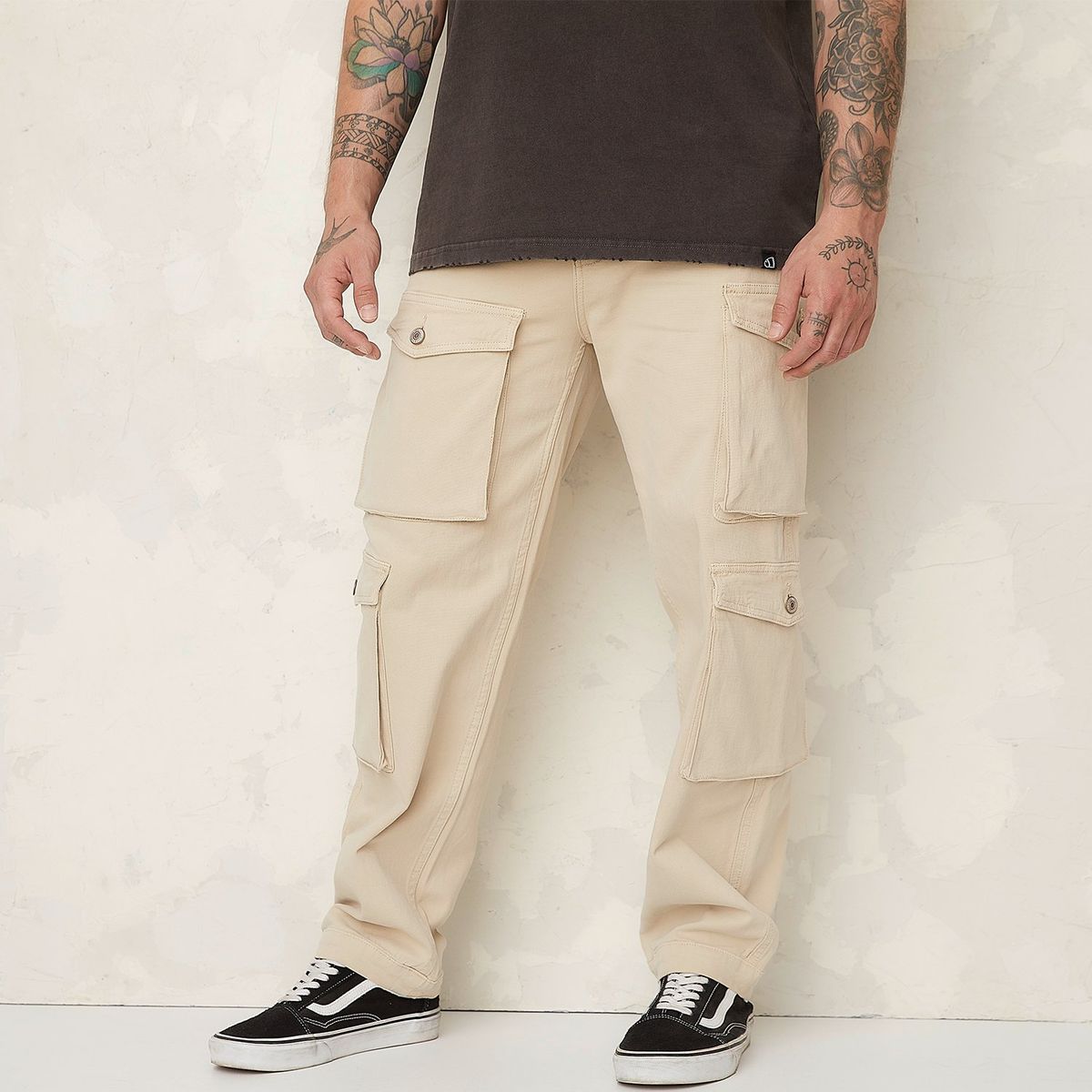 DENIMLAB - Jean Cargo Algodón Hombre Denimlab