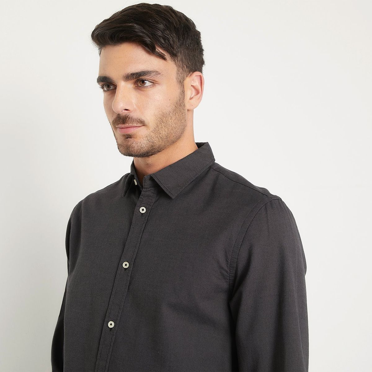 BASEMENT - Camisa 100% Algodón Hombre Basement 