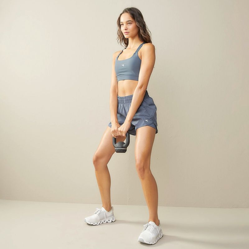 DIADORA - Short Deportivo 2 en 1 Mujer Diadora